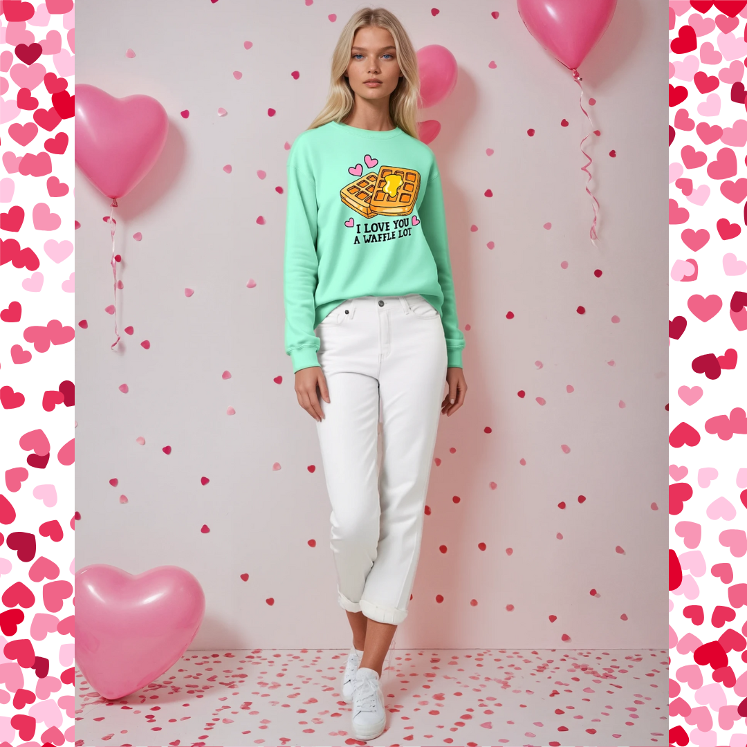 I Love You A Waffle Lot Sweatshirt