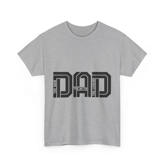 Dad Life Unisex Heavy Cotton Tee - Perfect Gift for Father's Day, Birthday, Casual Wear, Family Events