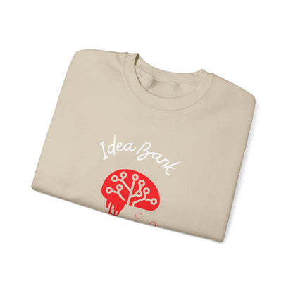 IDEA BANK red Crewneck Sweatshirt