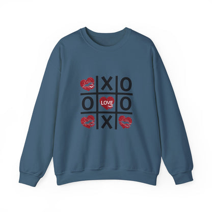 XOXO Sweatshirt, Retro Valentine Heart Sweatshirt