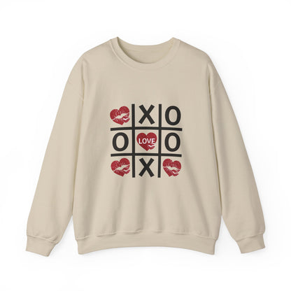 XOXO Sweatshirt, Retro Valentine Heart Sweatshirt