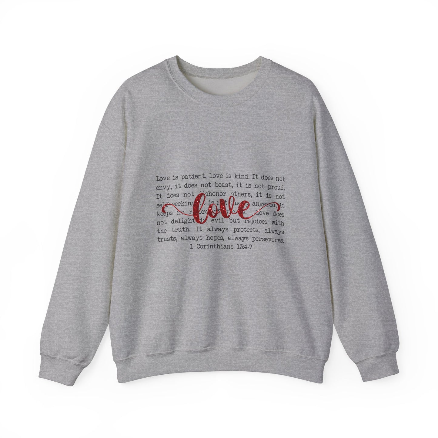 Love Bible Verse Sweatshirt