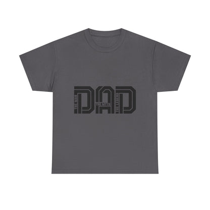 Dad Life Unisex Heavy Cotton Tee - Perfect Gift for Father's Day, Birthday, Casual Wear, Family Events