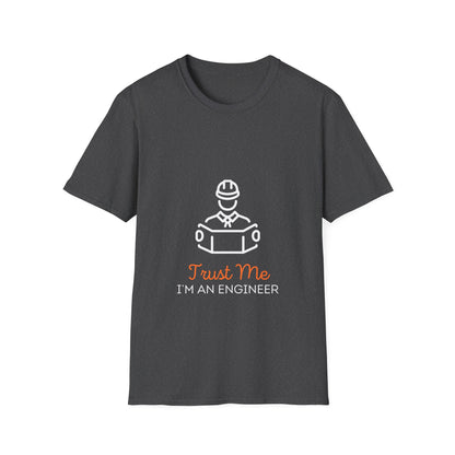 TRUST ME white orange Unisex Softstyle T-Shirt