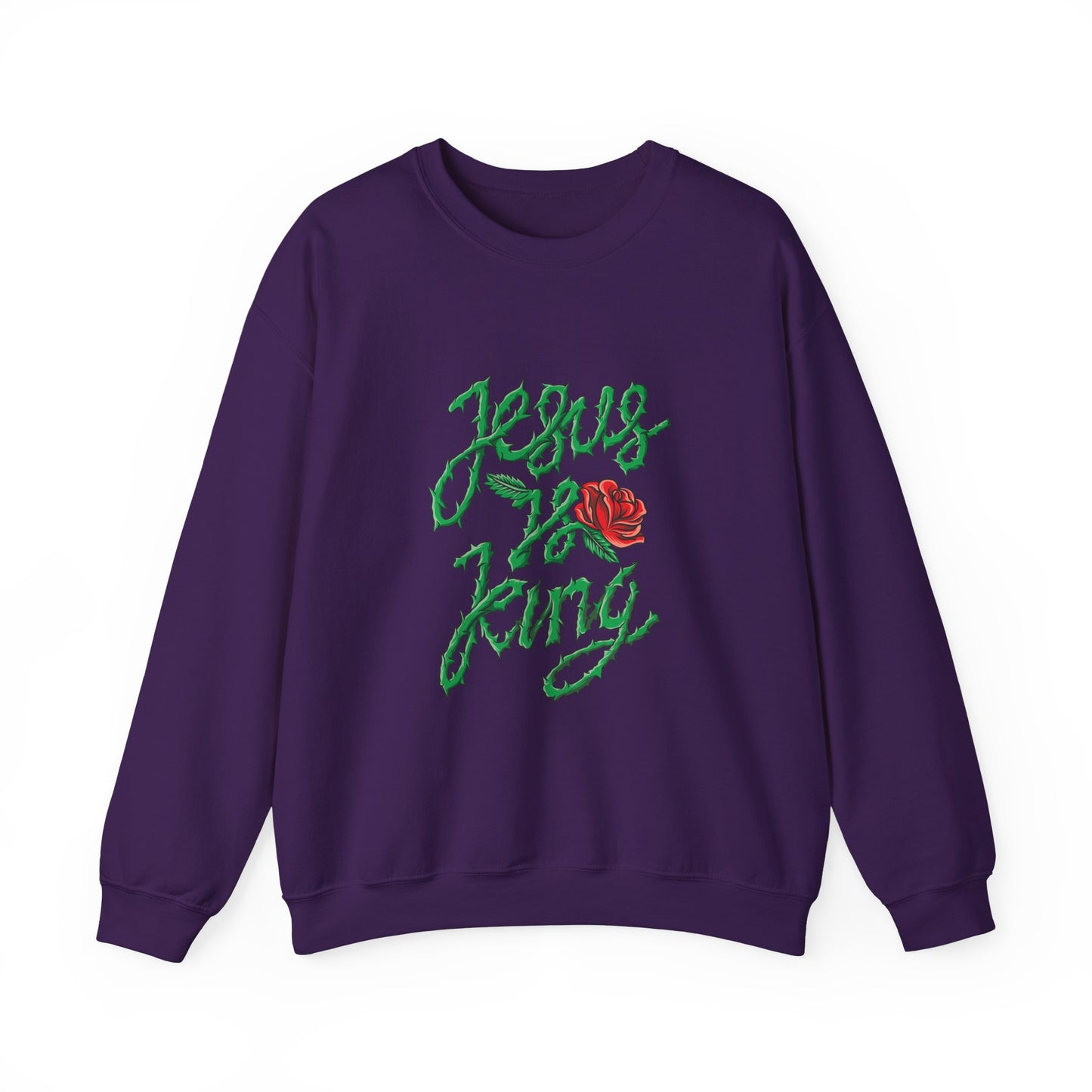 JESUS IS KING Crewneck Sweatshirt