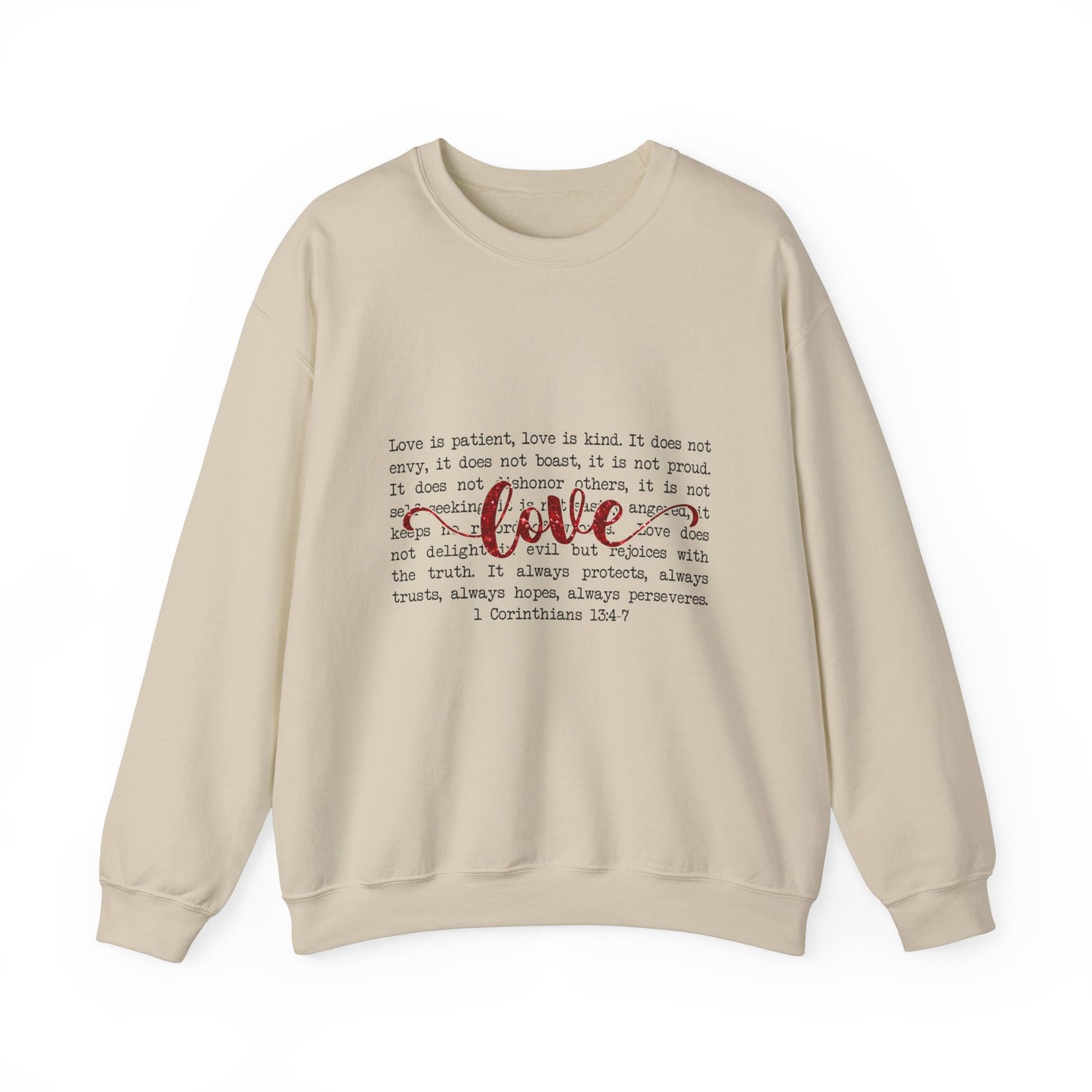 Love Bible Verse Sweatshirt