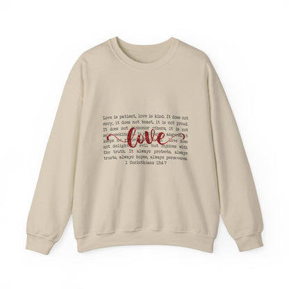 Love Bible Verse Sweatshirt