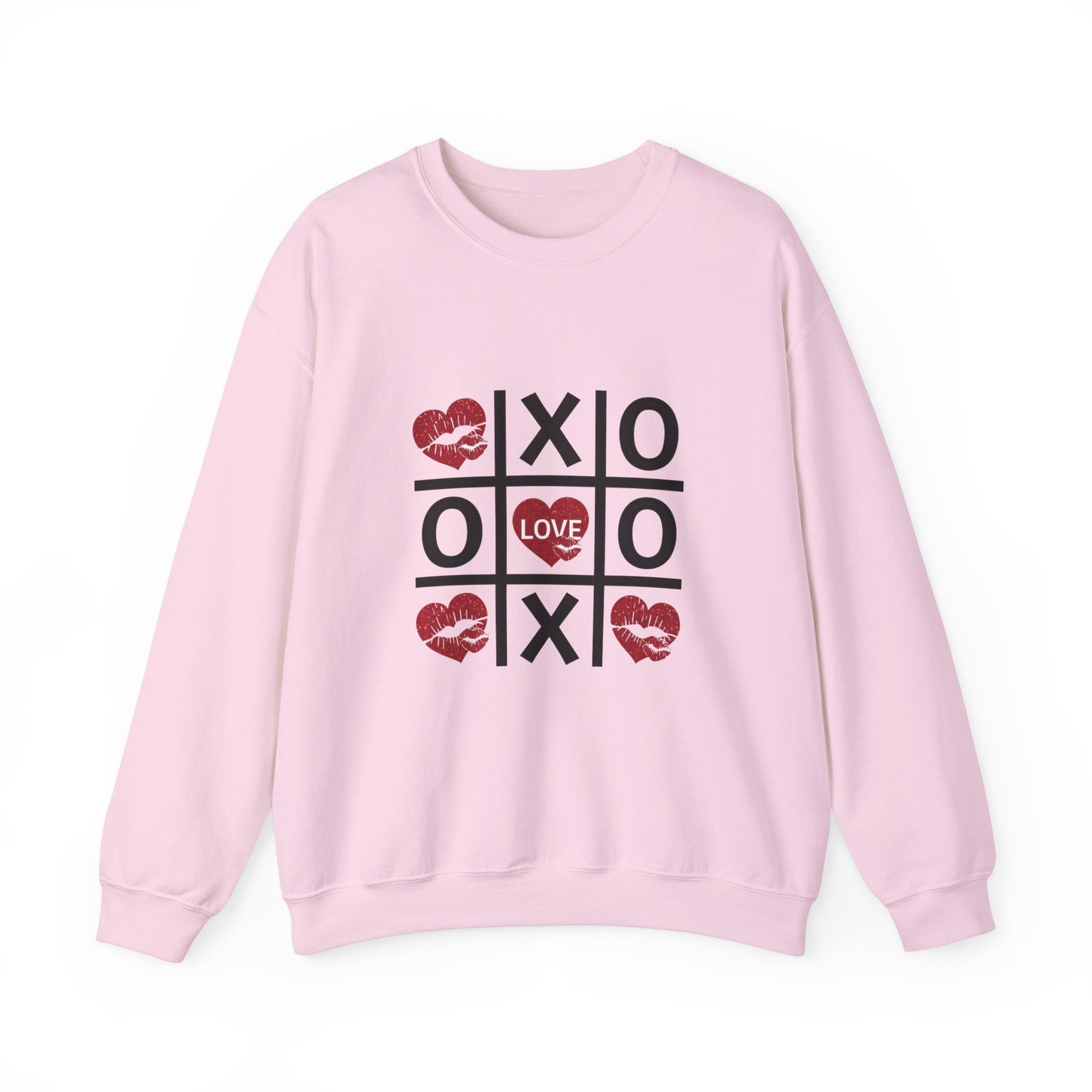 XOXO Sweatshirt, Retro Valentine Heart Sweatshirt