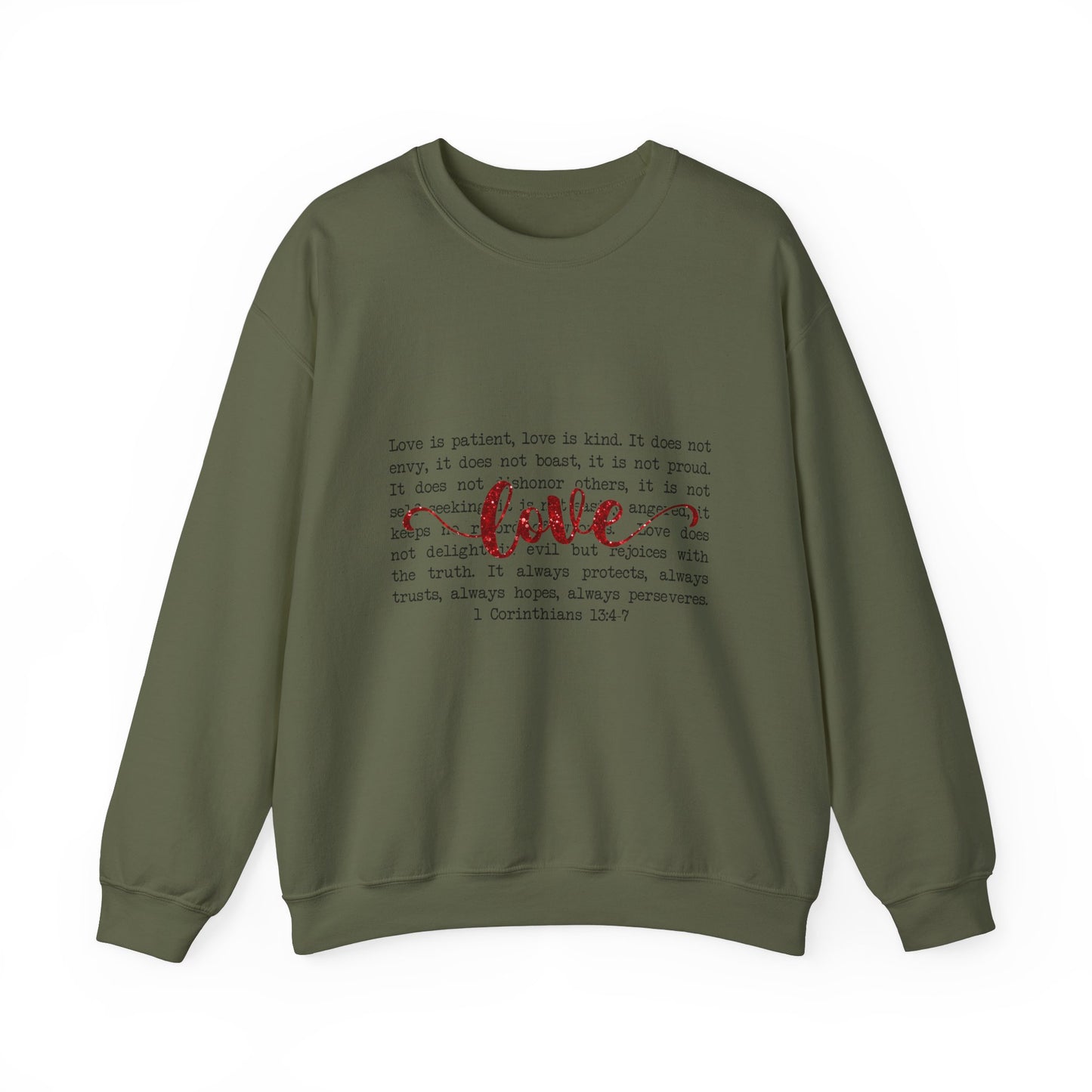 Love Bible Verse Sweatshirt