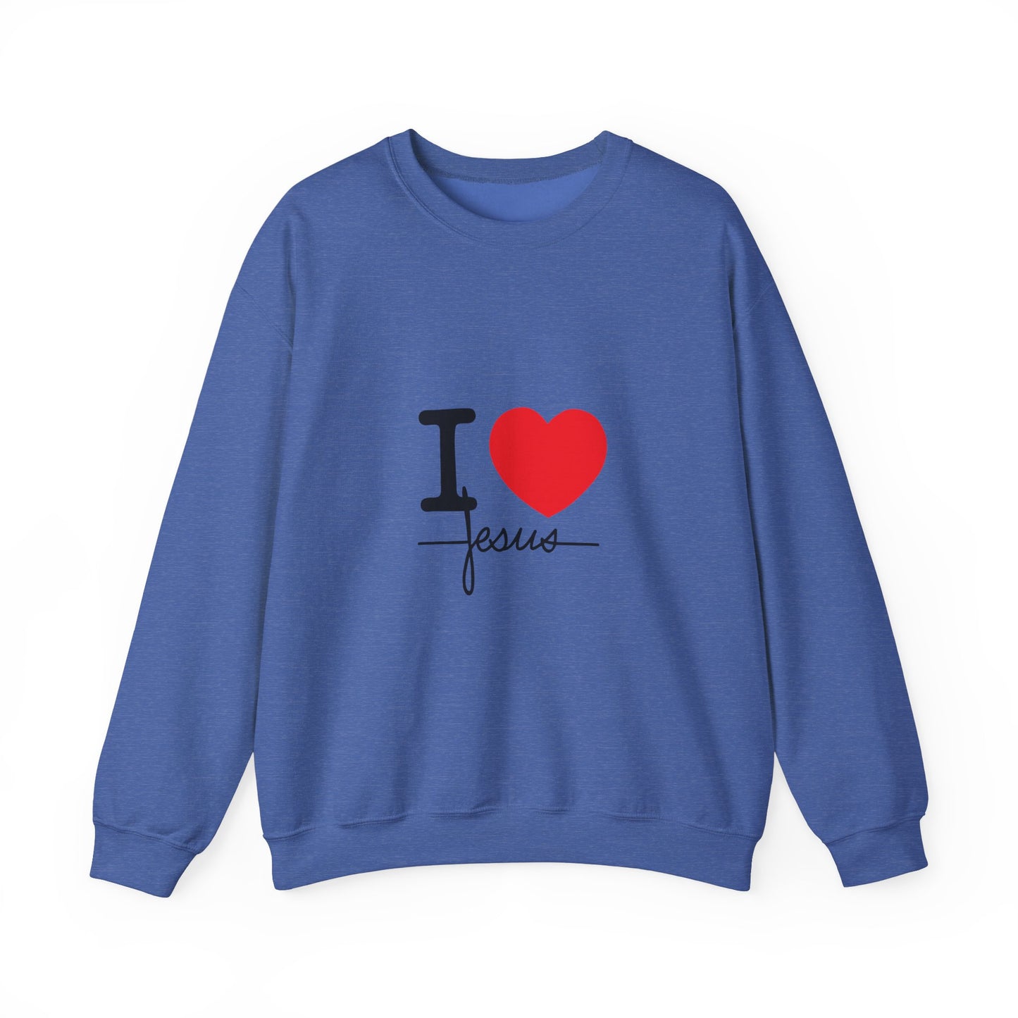 I LOVE JESUS  Crewneck Sweatshirt