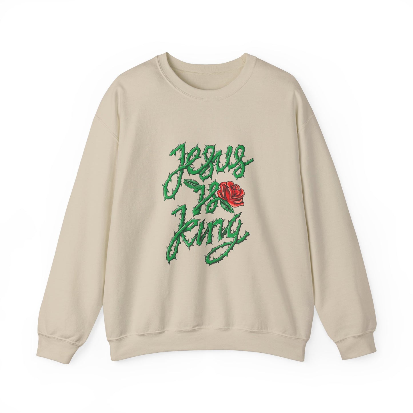 JESUS IS KING Crewneck Sweatshirt